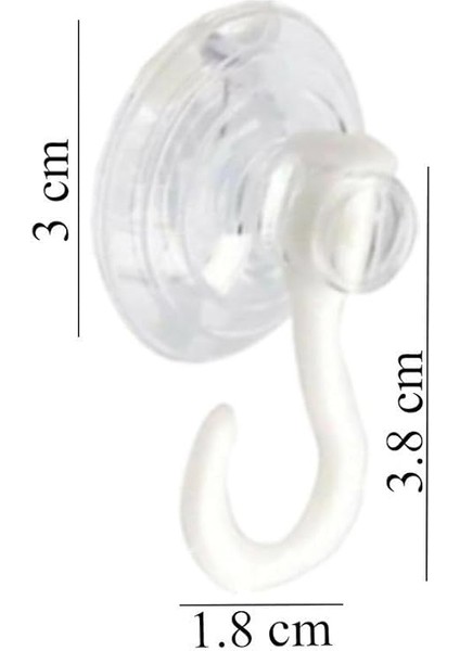 Vantuz Öpücük 3 cm 3 Adet Kancalı Cam Vantuzu Cam Askısı Pvc Vantuz Mutfak Banyo Pencere ve Kapı Camı Vantuzu fiyatları