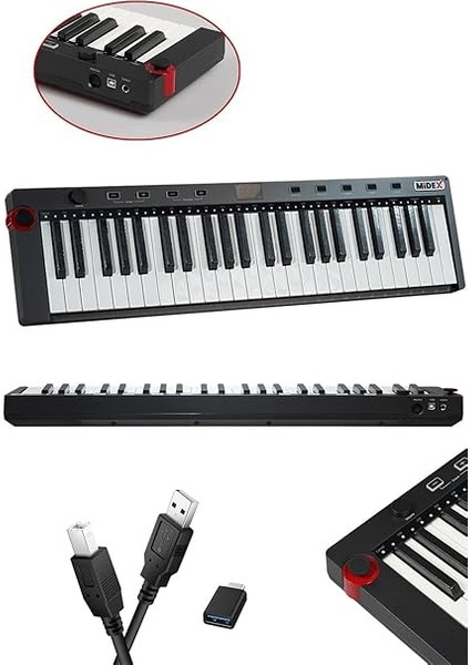 Ekipmanları Midi Live Paket-5 Ses Kartlı Mikser Midi Klavye Cx2 Mikrofon Kulaklık fiyatları