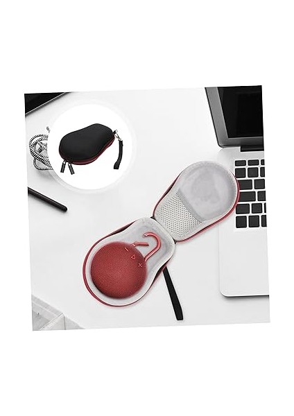 Kablosuz Hoparlör Taşıma Çantası Clip ile Uyumlu Şok ve Su Geçirmez Siyah Renk Pratik Kullanım Taşıyabileceğiniz Tasarım fiyatları