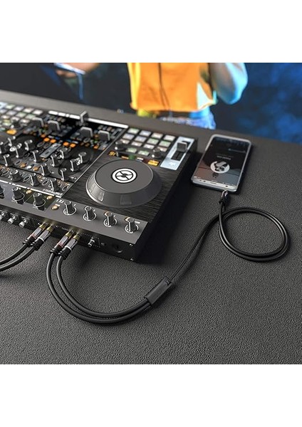 – Cinch'ten 3,5mm Jack'a Adaptör Kablosu – 1m – Çok Yönlü Tak ve Çalıştır Ses Kablosu (Aux/3,5 Mm'den 2x Cinch/rca'ya Akıllı Telefon, Tablet, Ses Çubuğu, Tv, Dizüstü Bilgisayar, Mp3) indirimleri