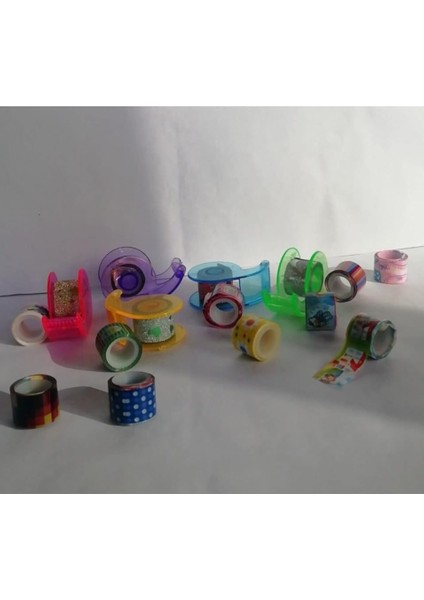 Renkli 10'lu Bant ve 5'limekanizmalı Bant Paketi Mıksbant