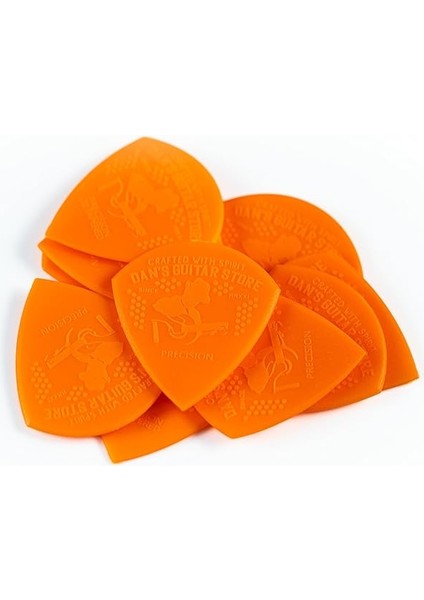 Guitar Store - Konik Precision Pick - Profesyoneller Için 10'lu Kavrayıcı Hassas Orta Ila Hafif Kolay Görünen Pena - 0,70MM - Orta-Küçük