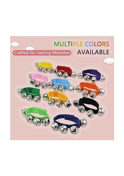 2'li Bilek Çanı Seti, Mor Jingle Bells Enstrümanı, Ayarlanabilir Ayak Bileği Vurmalı Müzikal, Çocuklar Için, Parti Hediyeleri, Noel Dekoru, Eğitim, Dans, Grup Performansı modelleri