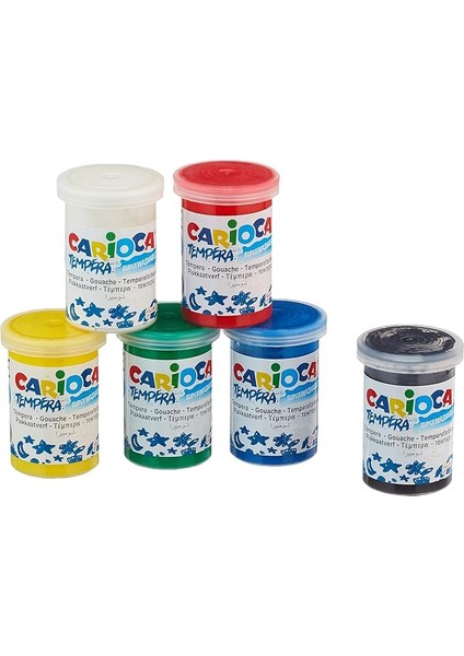 Tempera Suluboya Süper Yikanabilir 6 * 25 ml 6 Renk Karişik