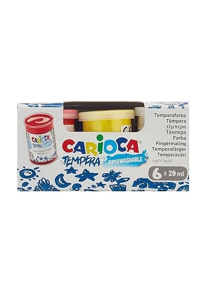 Tempera Suluboya Süper Yikanabilir 6 * 25 ml 6 Renk Karişik fiyatları