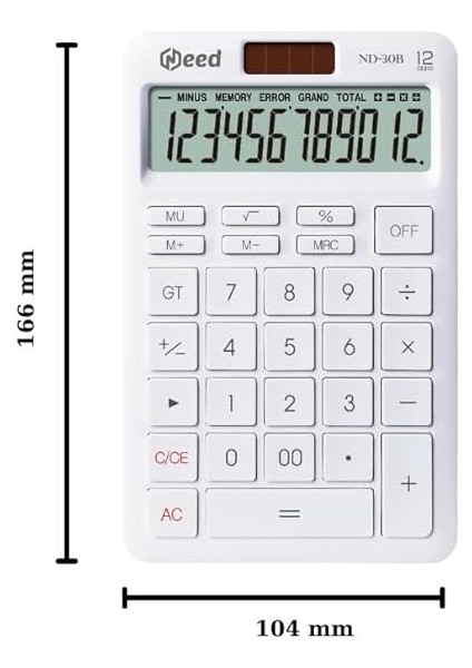 ND-30B Pastel Beyaz Hesap Makinesi fiyatları