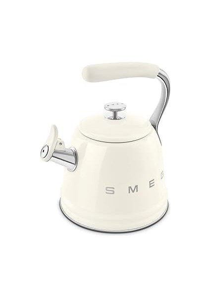50's Style Krem Set Üstü Düdüklü Kettle 2.3 Lt indirimleri