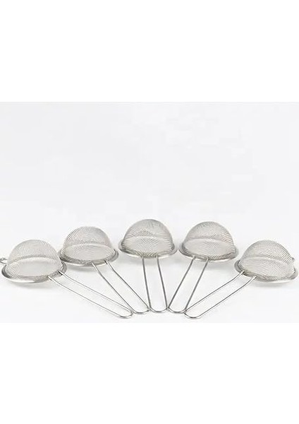 Metal Çay Süzgeci, Uzun Saplı, Gümüş Rengi modelleri