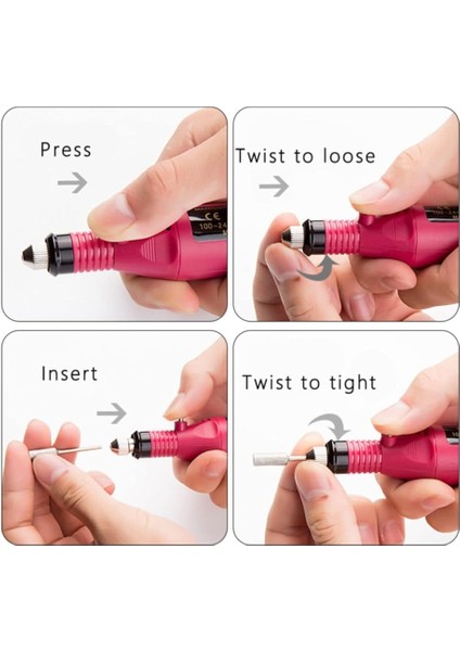 Tırnak Manikür Pedikür Tırnak Törpüsü El Bakım Süsleme Cihazı Aleti modelleri