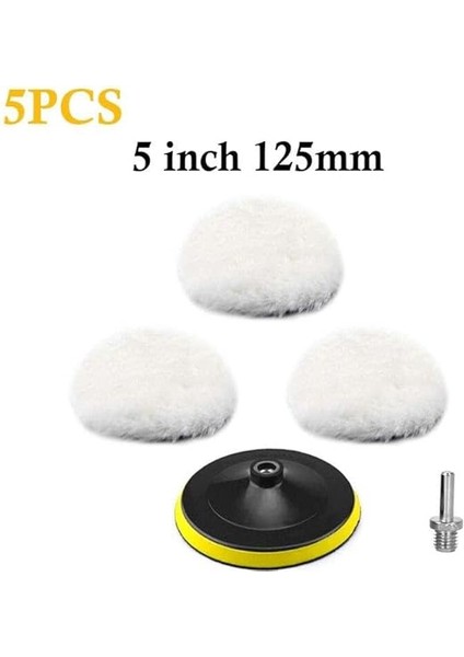 5 Parça 12.5cm Battal Boy Oto Cila Polisaj Seti modelleri