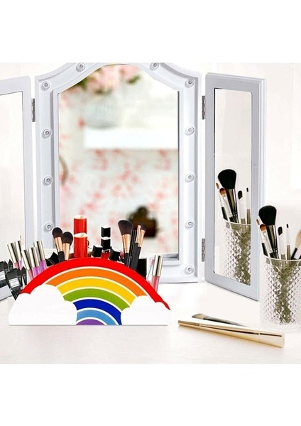 Karınca Ahşap Gökkuşağı Çocuklar Için Masaüstü Kalemlik Kalem Kutusu Organizer Gökkuşağı Ahşap fırsatları