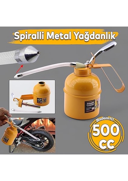 ml Araba Makine Atölye Yağdanlığı Spiralli Metal Gövdeli Yağdanlık Uçlu Yağ Pompası fırsatları