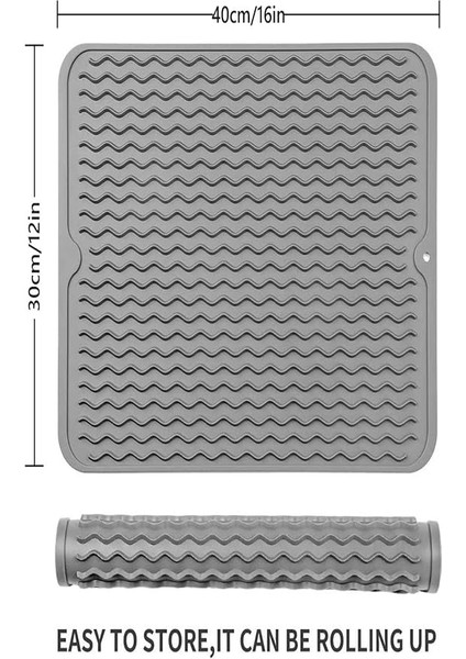Silikon Bulaşık Kurutma Matı Bulaşıklık Bulaşık Altlığı Bulaşık Kurutmalığı modelleri