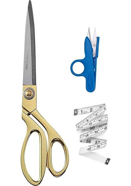 Makina Profesyonel Metal Terzi Makası Altın Renkli Büyük Boy 26 cm fiyatları