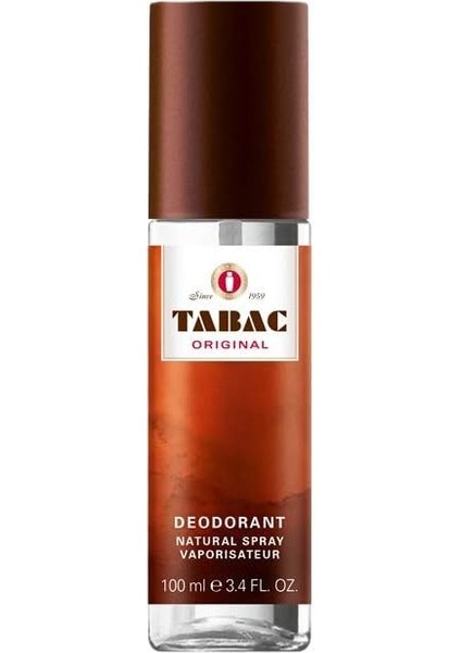 Original Erkek Deodorant Natural Spray 100ML