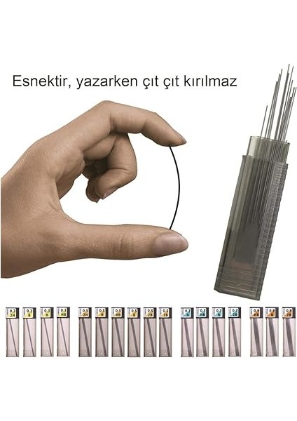 Leader Uç 0,7mm 12UÇ/TÜP, Hb fiyatları