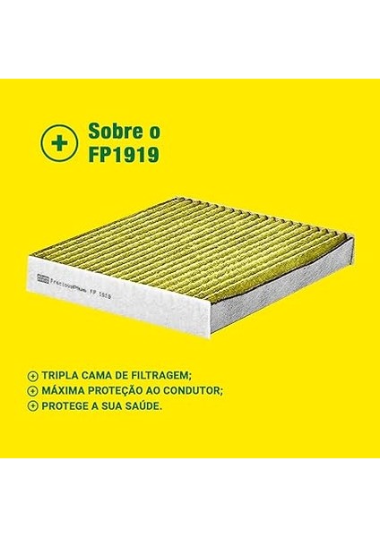 Fp 1919 Freciousplus Anti-Alerjen Kabin Filtresi (Toyota) modelleri
