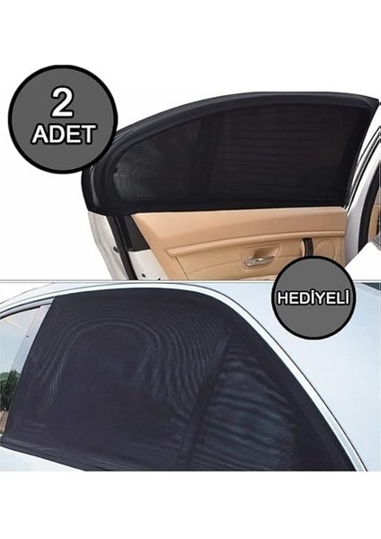 2 Adet Araç Güneşlik Araba Perdesi Yan Cam Perde Güneş Önleyici Oto Içi Güneşliği Için Sinekliği fiyatları