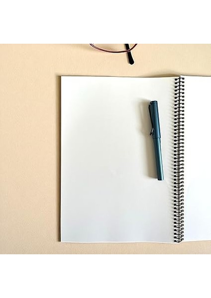 Tanıtım Çizgisiz Spiralli Not Defteri, A4 Boyut (21X29,7 Cm), 60 Yaprak, 90GR. Ivory Kağıt, Ofis Için Ideal (Siyah Kapak) fırsatları