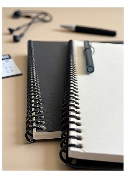 Tanıtım Çizgisiz Spiralli Not Defteri, A4 Boyut (21X29,7 Cm), 60 Yaprak, 90GR. Ivory Kağıt, Ofis Için Ideal (Siyah Kapak) indirimleri