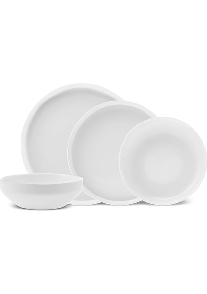 Stream Bone Saturn 24 Parça 6 Kişilik Yemek Takımı Beyaz indirimleri