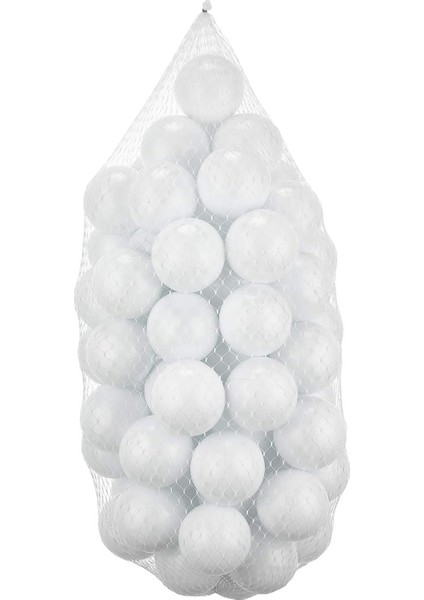 Bubble Pops 50' Li Top Havuzu Topları - Beyaz