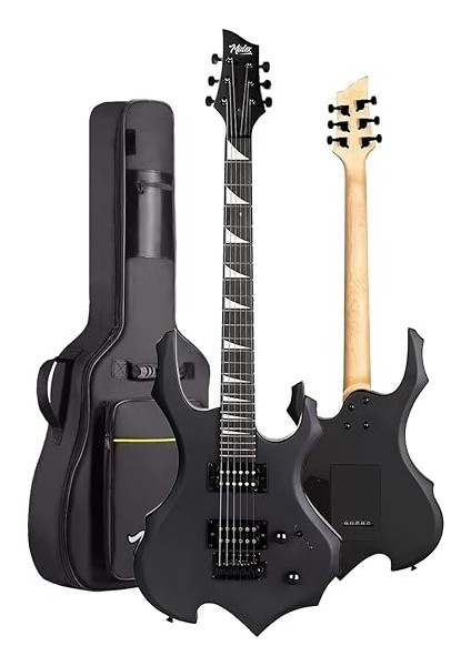 Force Masif Ağaç Üst Seviye Elektro Gitar H-H Profesyonel Full Set Aksesuarlı modelleri