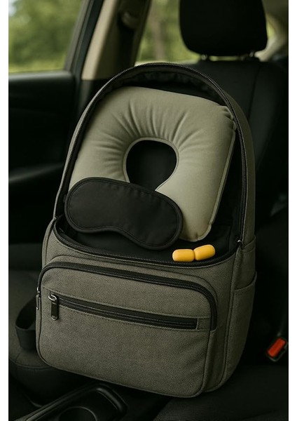 Store Seyahat Konfor Seti – Şişme Boyun Yastığı, Göz Bandı ve Kulak Tıkacı 3'lü Kit indirimleri