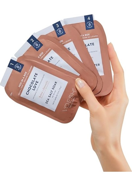 Pedi In A Box Deluxe 4 Adımlı Pedikür Seti Çikolata fiyatları