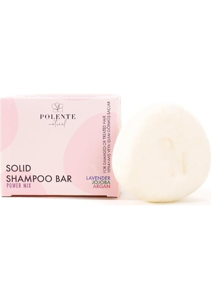 Natural - Onarıcı-Besleyici Katı Şampuan/yıpranmış-Işlem Görmüş Saçlar (110 Gr)