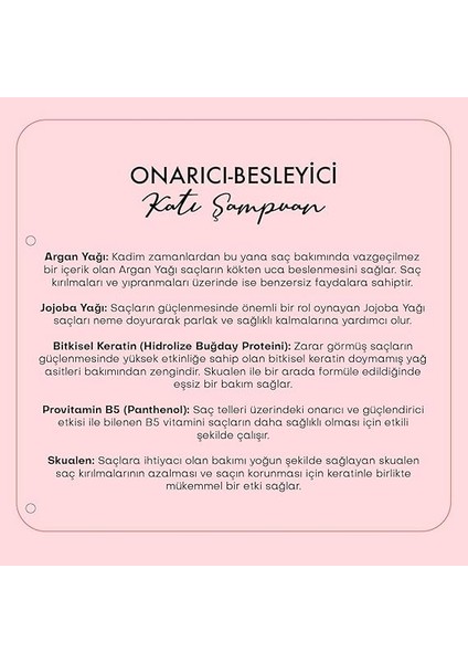 Natural - Onarıcı-Besleyici Katı Şampuan/yıpranmış-Işlem Görmüş Saçlar (110 Gr) fırsatları