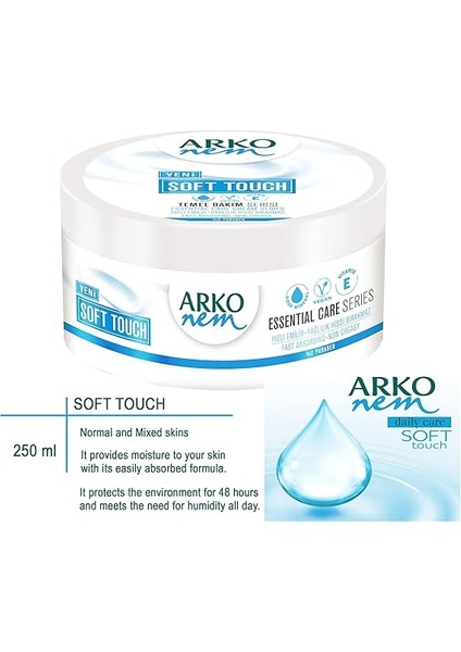 Nem Hızlı Emilen Soft Touch Krem, 250 Mililitre modelleri