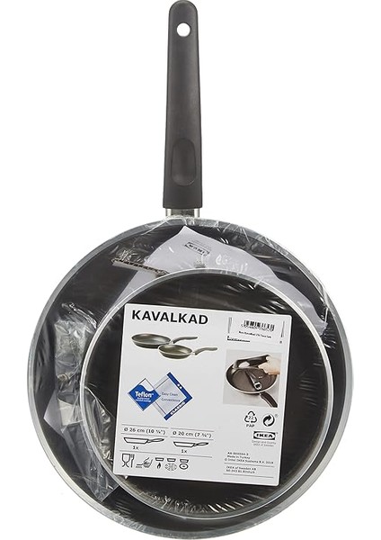 Kavalkad – Frying Pan Set Of 2 Black, Siyah fırsatları