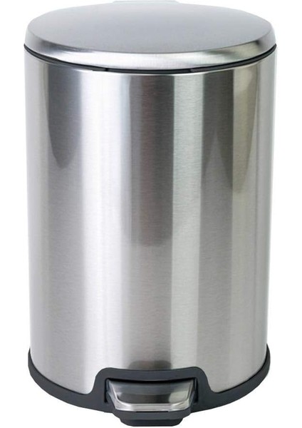 Cigo Pedalli Çöp Kovasi 12LT Beyaz Iç Kisim Siyah