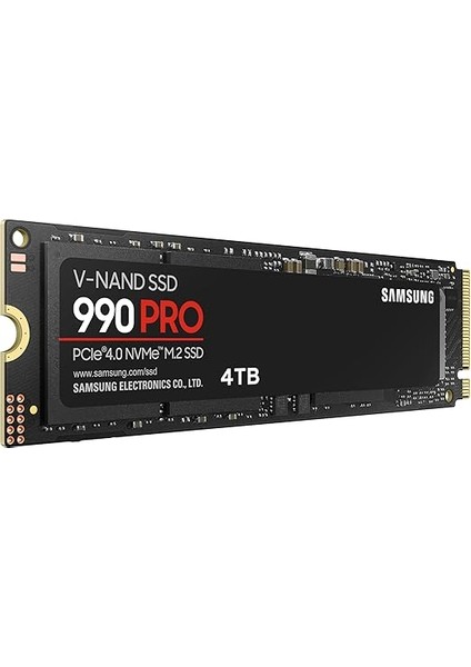 990 Pro Nvme M.2 Ssd, 4 Tb, Pcıe 4.0, 7.450 Mb/s Okuma, 6.900 Mb/s Yazma, Dahili Ssd, Oyun ve Video Düzenleme Için, MZ-V9P4T0BW indirimleri