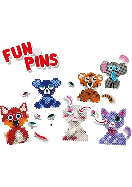 Creative 06308 Demir-On Boncuk Funpins Hayvanlar fırsatları