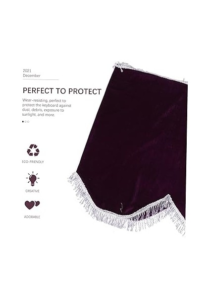 Piyano Örtüsü Dijital Piyano Kapağı Klavye Piyano Elektronik Piyano Kapağı Piyano Geçirmez Kapak Piyano Bezi Dijital Piyanolar Klavyeler Piyano Evrensel Polyester Mor fırsatları