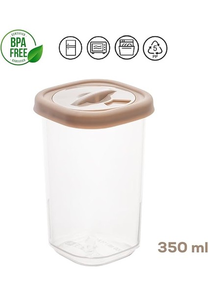 1061 Döner Kapaklı Etiketli Baharatlık Seti - 12'li Cappuccino Kapaklı 350 cc fırsatları