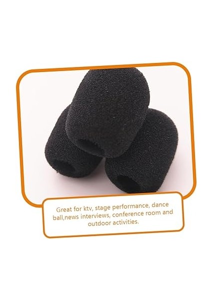 Mikrofon Sünger Rüzgarlık Kapakları Seti 50 Paket Yaka Mikrofon Koruyucu fırsatları