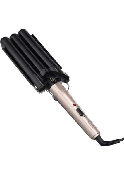 Profesyonel (85WATT) Klasik 25MM Wag Maşa Seramik Kaplama, Geniş ve Doğal Şekillendirme