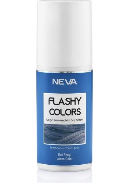 Flashy Geçici Sprey Saç Boyası Kot Rengi