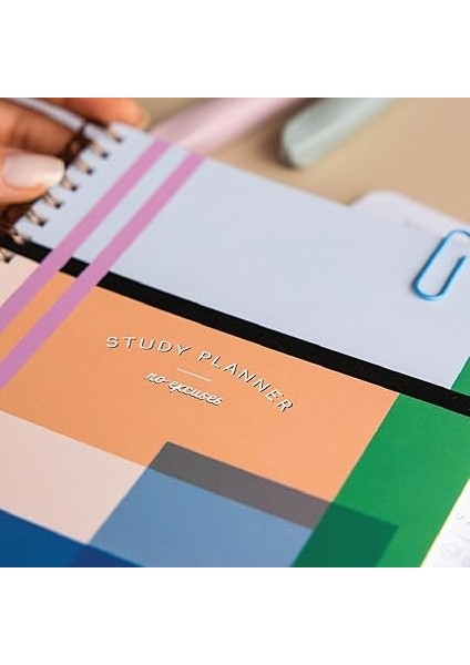 A5 Spiralli Ders Çalışma Planlayıcısı - Study Planner - Sınava Hazırlık Ayt-Tyt-Kpss-Ales-Yds Renkli modelleri