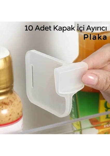 10 Adet Buzdolabı Kapak Içi Düzenleyici Plaka | Dolap Içi Düzenleyici fiyatları