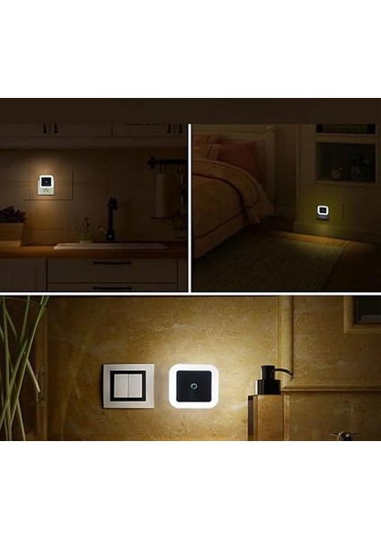 Fişli Sensörlü Gece Lambası 4 Ürün 4 Renk CT-9500 indirimleri