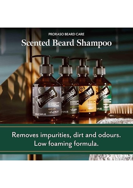 Beard Shampoo / Sakal Şampuanı Azure Lime (200 Ml) modelleri