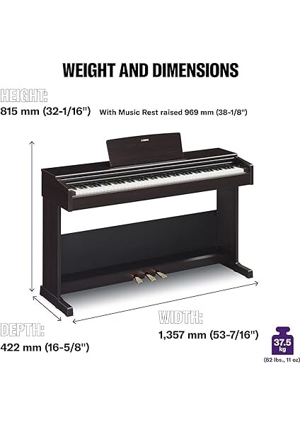 Arıus YDP-105 Siyah Dijital Piyano modelleri