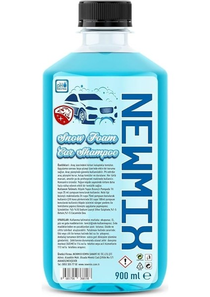 Snow Foam Oto Araba Şampuanı 900ML
