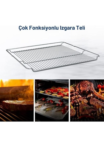 Fırın Için Paslanmaz Çelik Tel Izgara 465X375 Mm, Bosch Siemens Profilo ile Uyumlu indirimleri