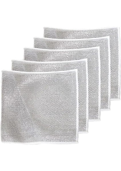 Çok Fonksiyonlu Çizilmez Çelik Tel Bulaşık Bezi, Dayanıklı Bulaşık Havlusu (5) fırsatları