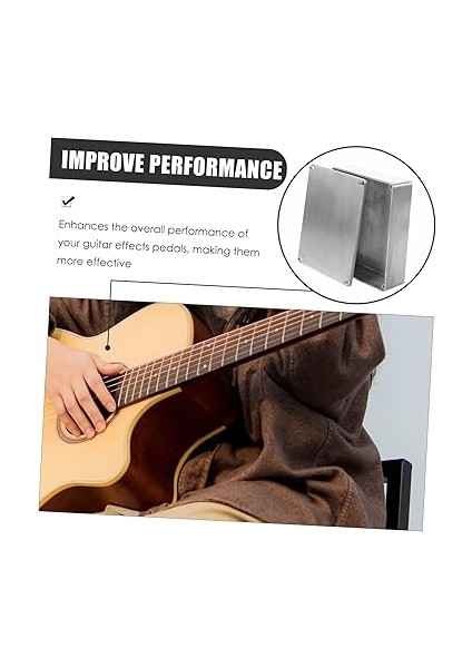 Kutu Gitar Efektörü Alüminyum Kutu Efekt Pedalı Muhafazası Gitar Efekt Pedalı Metal Ayaklı Konteyner Pedal Muhafazası Alüminyum Proje Alüminyum Stomp Organizatör Müzik Aleti Metre fiyatları